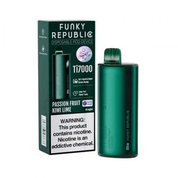 Funky Republic Ti7000 Disposable Vape (5%, 7000 Puffs)