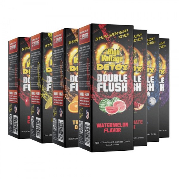 High Voltage 16oz Detox Drink & Capsules