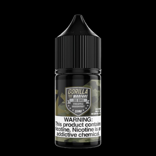 .50 BMG 30ml Nic Salt Vape Juice - Gorilla Warfare