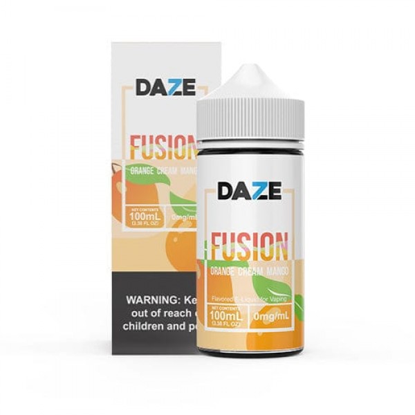 7 Daze Fusion Orange Cream Mango 100ml Vape Juice