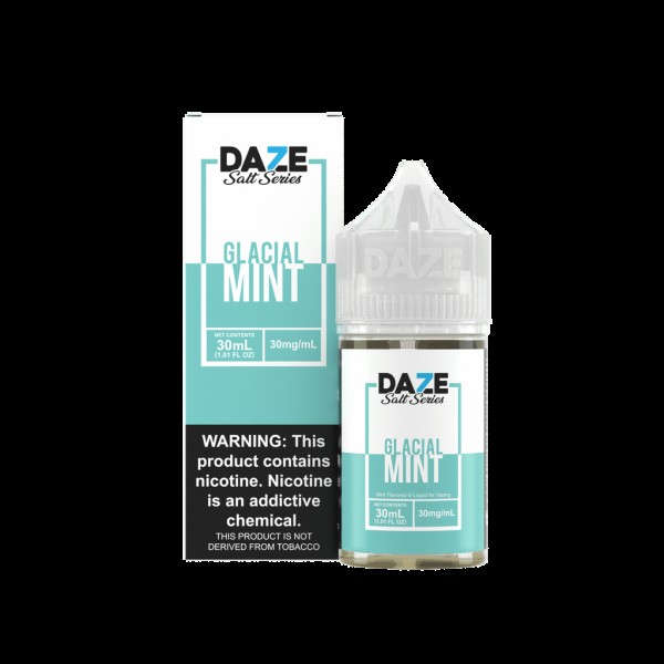 7 Daze Glacial Mint 30ml Nic Salt Vape Juice