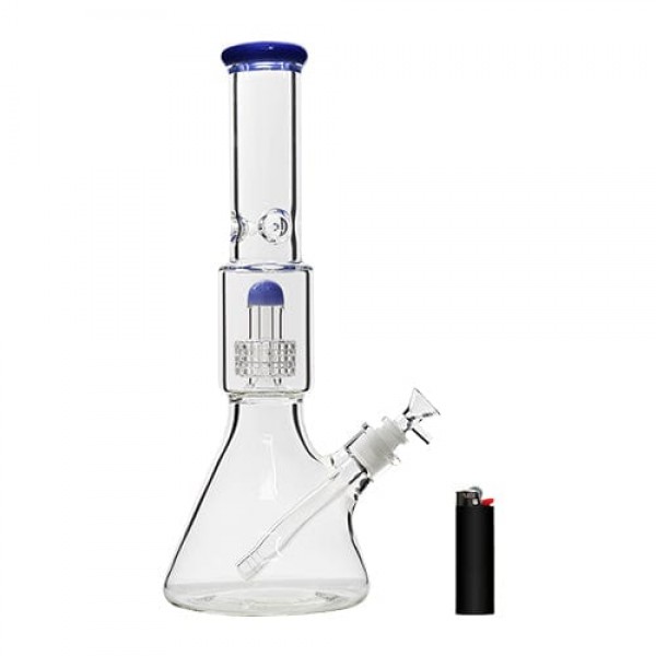 15" Glass Beaker Bong w/ Matrix Perc