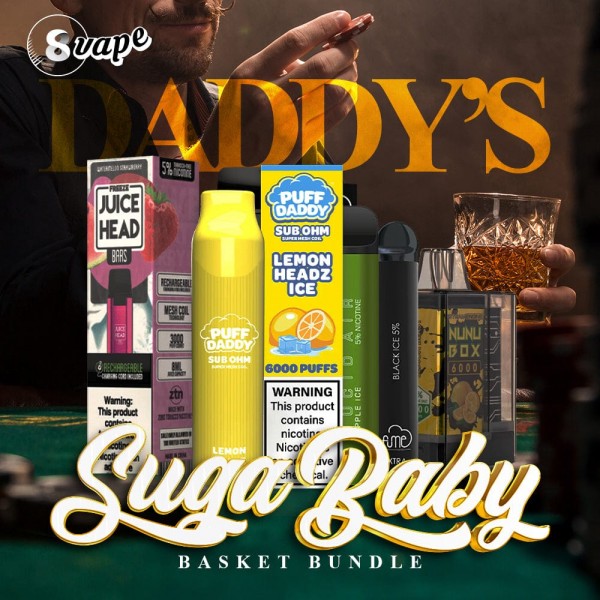 "Daddy's Suga Baby Basket" Disposable Bundle